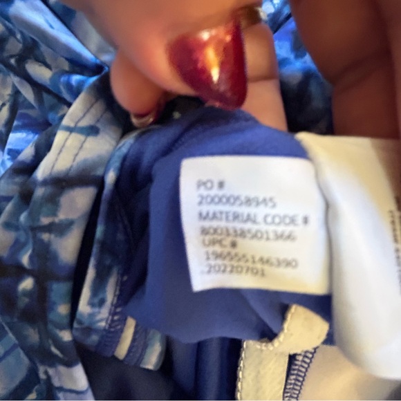 SPEEDO blue white one piece Women's Swimsuit Size 16 - Picture 8 of 11